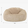 Corduroy Bean Bag + Footstool | The Bel-Air