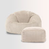 Corduroy Bean Bag + Footstool | The Bel-Air